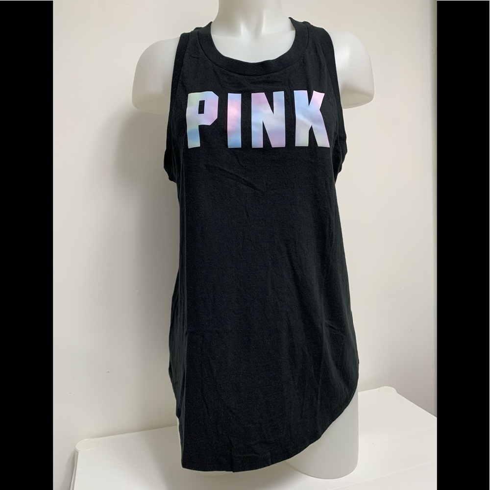 Victoria's Secret Pink Slit Back Tank Top
